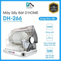 Máy tiệt trùng đa năng: sấy khô, diệt khuẩn bình sữa, đồ chơi, dụng cụ chén bát cho bé Dhome DH - 266 Dung tích 40L