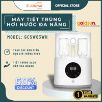 Máy tiệt trùng hơi nước đa năng GCSD03WH điều khiển cảm ứng tiêu diệt vi khuẩn không hóa chất