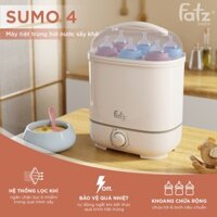 Máy tiệt trùng hơi nước sấy khô 3 trong 1 Sumo 4 Fatz baby- khoang chứa 6 bình cổ rộng