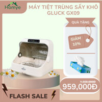 Máy tiệt trùng sấy khô gia dụng, bình sữa Gluck GX09 - loại bỏ 99,99% vi khuẩn