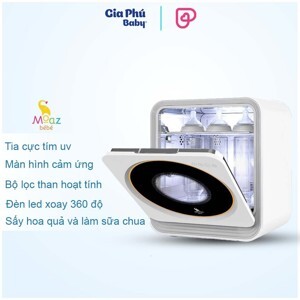 Máy tiệt trùng sấy khô UV-C và bảo quản bình sữa MoazBebe MB025