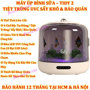 Máy tiệt trùng sấy khô UV Fatzbaby Tidy 2 – FB4613ZH