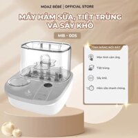 Máy Tiệt Trùng Sấy Khô Và Hâm Sữa Đa Năng Moaz Bébé Mb-005