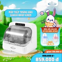Máy tiệt trùng UVC và úp bình sữa Gluck baby GX09 sấy khô bảo quản vô trùng diệt khuẩn - BH 12 Tháng