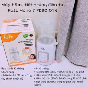 Máy tiệt trùng và hâm sữa Mono 7 Fatzbaby FB3010TN