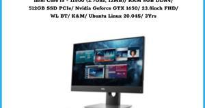 Máy tính để bàn AIO Dell 7490 - Core i5-11500, RAM 8GB, SSD 512GB, VGA GTX1650, 23.8 inch FullHD