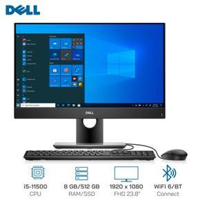 Máy tính để bàn AIO Dell 7490 - Core i5-11500, RAM 8GB, SSD 512GB, VGA GTX1650, 23.8 inch FullHD