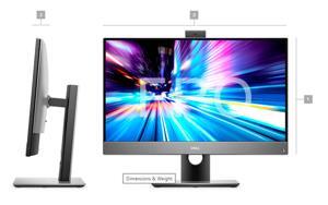 Máy tính All in One Dell Optiplex 5480 XCTO- Intel Core i5-10500T, 4GB RAM, 256GB M.2 PCIe NVMe, 23.8 inch Full HD(1920x1080