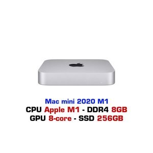 Máy tính Apple Mac mini 2020 M1 MGNR3SA/A - 8‑core CPU and 8‑core GPU, 8GB RAM, 256GB SSD, 1.4 inch