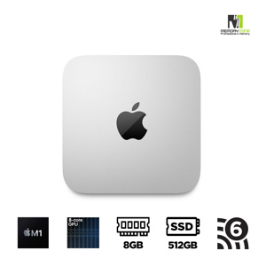 Máy tính Apple Mac mini 2020 M1 MGNT3SA/A - 8‑core CPU and 8‑core GPU, 8GB RAM, 512GB SSD, 1.4 inch