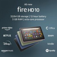 Máy Tính Bảng Amazon Fire HD 10 2021 11th – Hàng Chính Hãng
