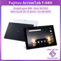 Máy tính bảng Fujitsu ArrowTab F04H màn OLED 2K 10.5 inch Có 4G WIFI - Nhận diện mống mắt IRIS