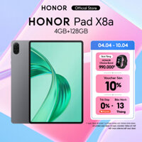 Máy tính bảng HONOR Pad X8a 4GB+128GB | Màn hình TFT LCD 11" 90Hz | Pin 8300mAh | BH 13 tháng