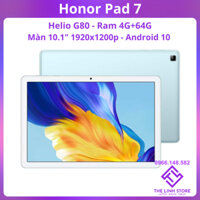 Máy tính bảng Huawei Honor Pad 7 màn 10 inch - Helio G80 ram 4G 64G