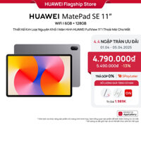 Máy tính bảng HUAWEI MatePad SE 11”| Thiết Kế Kim Loại Nguyên Khối||Màn Hình HUAWEI FullView 11" Thoải Mái Cho Mắt