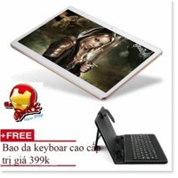 Máy tính bảng lai laptop 10.1 inch chip MTK 6852 độ phân giải 2K + tặng bao da kiêm bàn phím 2021    -TTHome