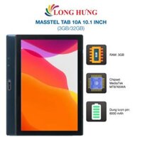 Máy tính bảng Masstel Tab 10A 10.1 inch (3GB/32GB) - Hàng chính hãng - Màn hình IPS LCD 10.1 inch, Chống ánh sáng xanh, Hệ điều hành Android 11, Dung lượng pin lớn 6000 mAh