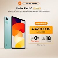 Máy tính bảng Redmi Pad SE (6+128GB) | Màn hình 11" FHD Bảo vệ mắt | Snapdragon 680 | Pin 8000 mAh