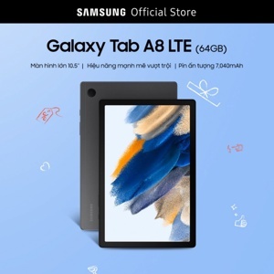 Máy tính bảng Samsung Galaxy Tab A8 2022 (4GB/64GB) - 4GB RAM, 64GB