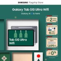 Máy tính bảng Samsung Galaxy Tab S10 Ultra Wifi, Galaxy AI, mỏng nhẹ nhất, trợ lý note, S Pen đa nhiệm- Hàng chính hãng