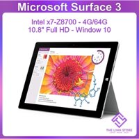 Máy tính bảng Surface 3 màn 10.8 Full HD hỗ trợ 4G LTE - Atom X7 ram 4G 64G