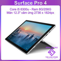 Máy tính bảng Surface Pro 4 màn 12.3 inch - Core i5 6300u ram 8G 256G