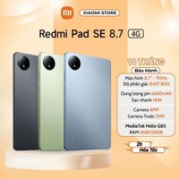 Máy Tính Bảng Xiaomi Redmi Pad SE 8.7" Lắp Sim 4G - Chính Hãng Xiaomi Bảo Hành 18 Tháng