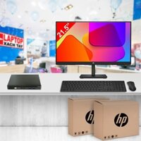 Máy tính bộ HP Elitedesk 800 G2 Mini i5 6500T RAM 8GB | HP V22i G5 21.5 inch FHD IPS 75Hz