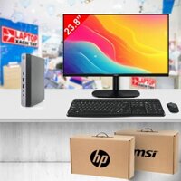 Máy tính bộ HP Elitedesk 800 G3 Mini i5 6500T RAM 8GB | MSI PRO MP245V 23.8 inch FHD VA 100Hz