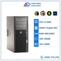 Máy Tính Bộ HP Z210 Workstation I7 2600/8GB/256GB Chuyên Đồ Họa, Làm Việc Văn Phòng