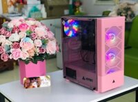 MÁY TÍNH BỘ LẮP RÁP CASE MÀU HỒNG MSI H81 | 4GB | GIGA H81 | SSD 240GB | HP V194 18.5in