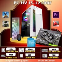 MÁY TÍNH BỘ PC HVI3-12100F GAMING (I3-12100F/8G/256G/VGA 1650GTX/450W)