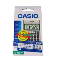 Máy tính bỏ túi CASIO LC-403TV/ Hàng chính hãng bảo hành 7 năm trọn đời học sinh