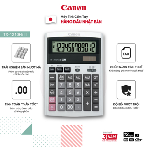 Máy tính bỏ túi Canon TX-1210Hi III