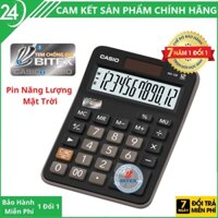 Máy tính cầm tay Casio MX-12B Sử dụng pin năng lượng mặt trời - Chính Hãng - Bảo Hành 7 Năm Toàn Quốc