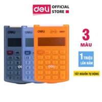 Máy tính cầm tay Deli - Cam/Xanh/Đen - 1 chiếc - E39217