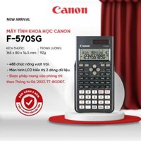 Máy Tính Cầm Tay Học Sinh Canon Calculator | Thao Tác Giống Casio | Pin Mặt Trời | Mang Được Vào Phòng Thi | F-570SG .