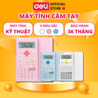 Máy Tính Cầm Tay Kỹ Thuật DELI Cho Học Sinh Máy Tính Cầm Tay Đa Chức Năng Tính Đạo Hàm Tích Phân