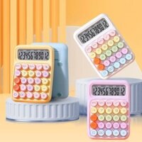 Máy tính cầm tay, máy tính tiền, máy tính 12 số cỡ lớn để bàn nhiều màu sắc phong cách Hàn Quốc