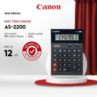 Máy Tính Canon Calculator AS-2200 | Đế Cong Tiện Lợi | Màn Hình LCD Linh Hoạt Điều Chỉnh 3 Nấc Gập .