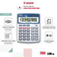 Máy Tính Canon Nhật Bản LS-100TS Thiết Kế Phủ Bạc Sang Trọng | Máy Tính Chuyên Dụng Cho Kế Toán Và Nhân Viên Kinh Doanh