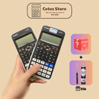 Máy tính Casio 580, máy tính Fx-580vnx CŨ MÀU ĐEN chính hãng Cetus dành cho học sinh từ lớp 6