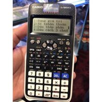 Máy tính CASIO 580VNX CŨ (độ mới 85-99%),  Máy tính học sinh cầm tay CASIO 580VNX CŨ CHÍNH HÃNG