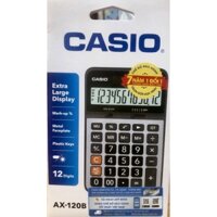 Máy tính casio AX120B 12 số hàng chính hãng-Máy tính được Bảo Hành 7 năm toàn quốc