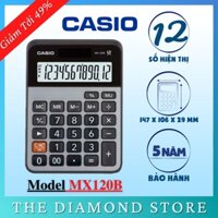 Máy Tính Casio Cầm Tay MX-120B Màn Hình Lớn Hiển Thị 12 Chữ Số Bảo Hành Chính Hãng 5 Năm Lỗi 1 Đổi 1