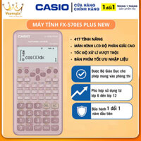 Máy tính Casio FX 570ES PLUS NEW ( Màu Hồng) Độ Chính Xác Cao - Máy Tính Giá Rẻ - Hàng Thái Bảo Hành 24 Tháng (APS)