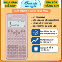 Máy tính Casio FX 570ES PLUS NEW ( Màu Hồng) Độ Chính Xác Cao - Máy Tính Giá Rẻ - Hàng Thái Bảo Hành 24 Tháng (APS)