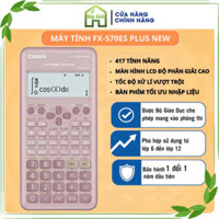 Máy tính Casio FX-570ES PLUS NEW ( Màu Hồng), Độ chính xác Cao - Hàng Thái BH 24 Tháng
