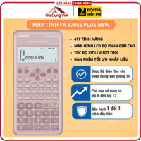 Máy tính Casio FX-570ES PLUS NEW ( Màu Hồng), Độ Chính Xác Cao - Hàng Thái BH 24 Tháng