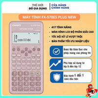 Máy tính Casio FX 570ES PLUS NEW ( Màu Hồng) Độ Chính Xác Cao - Máy Tính Giá Rẻ - Hàng Thái Bảo Hành 24 Tháng (APS)